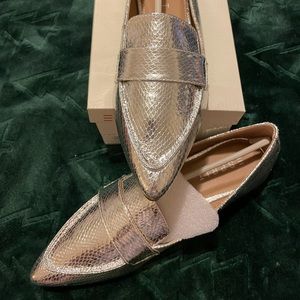 Esprit Jaine Silver Loafers 10M